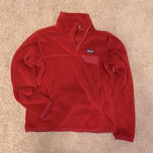 Red Patagonia retool fleece